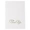 JAM Paper Thank You Card Set with Gold Script, 25ct.